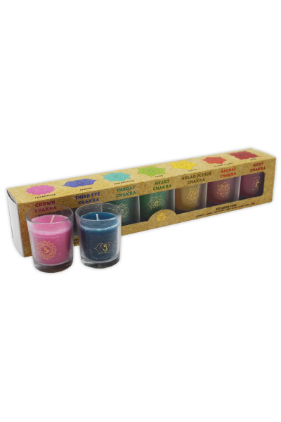 ARÔME Balanced Chakra Sada vonných sviečok 7ks