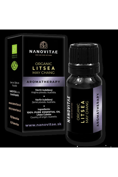 NANOVITAE LITSEA (MAY CHANG) esenciálny olej – ORGANIC quality 10ml