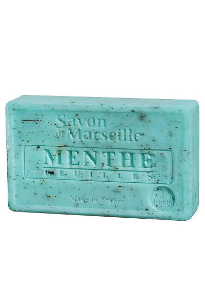 Savon de Marseille Prírodné marseillské mydlo s lístkami mäty 100g