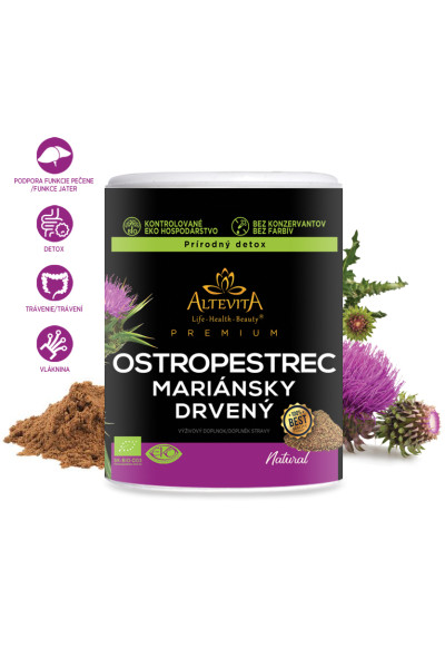 Altevita BIO Ostropestrec mariánsky drvený 300g