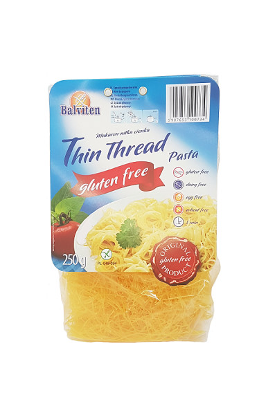 Balviten Bezlepkové cestoviny nitovky tenké 250g