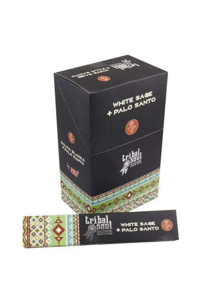 Tribal Vonné Tyčinky - Biela Šalvia + Palo Santo 1 balenie