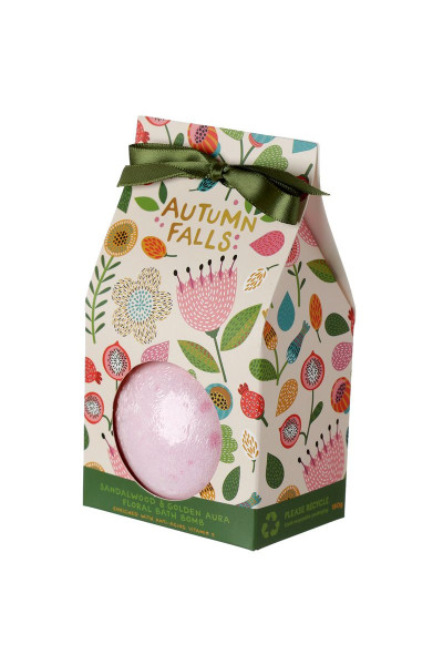 Pick of the Bunch Šumivá Kúpeľová bomba v darčekovom balení Kvety Botanical Prichádza jeseň 160g