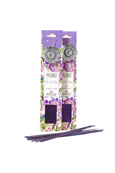ARÔME Secret garden vonné tyčinky + kovový držiak Purple Haze 30ks