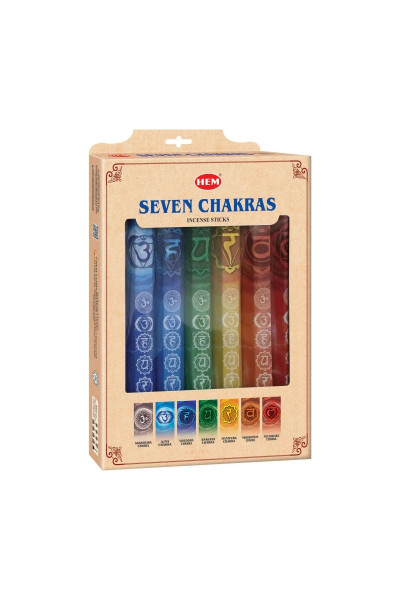 HEM SEVEN CHAKRAS vonné tyčinky 1ks