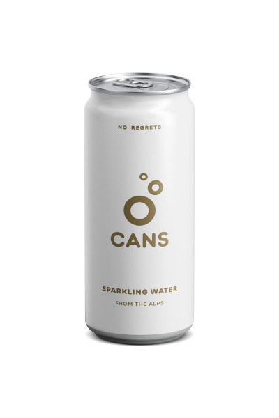 CANS Jemne perlivá alpská voda 330 ml