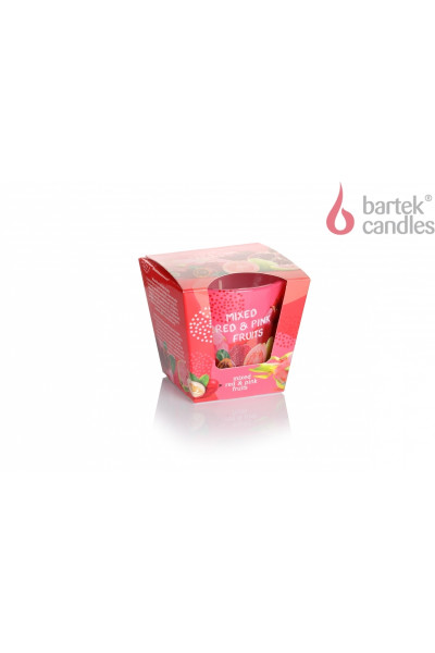 BARTEK vonná sviečka red & pink fruits 115 g