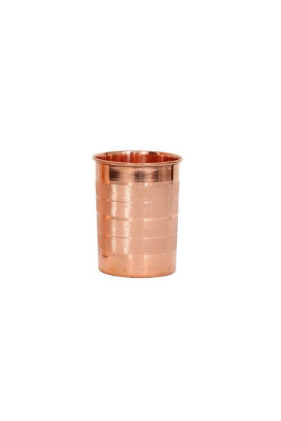 Medený hrnček s pruhmi 250 ml