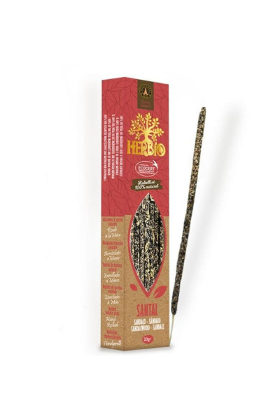 Ecocert Herbio vonné tyčinky Smudge Incense Santalové drevo 20g