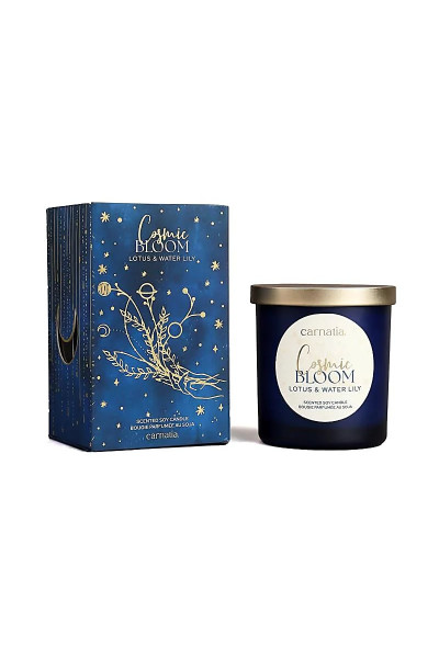 Carnatia Sójová sviečka Starry Spell Cosmic Bloom  v sklenenej nádobe 1ks