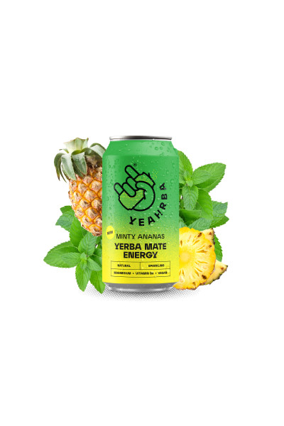 Yeahrba Yerba Mate Energy Minty Ananas 330 ml