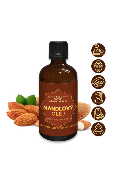 Altevita Mandľový olej 100% prírodný lisovaný za studena 100 ml