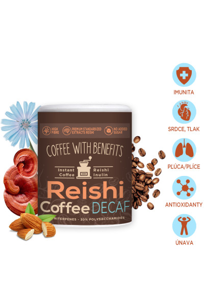 Altevita Reishi Coffee Decaf bez kofeínu 93g
