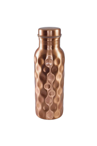 Ayur Water medená fľaša, diamantový vzor ​​950 ml