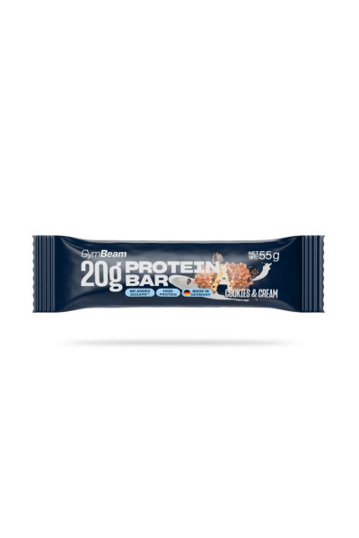 GymBeam Protein bar cookies a krém 55g