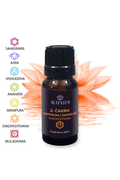 Altevita zmes esenciálnych olejov 2. Sakrálna čakra (Svadhisthana) 10ml