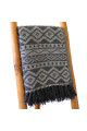 AWM Boho Pohodlný Prehoz - 125 x 150 cm - Sivá Geometria 1ks