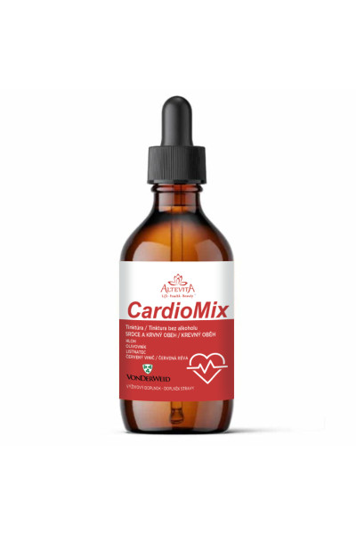 Vonderweid CardioMix – zmes funkčných bylinných tinktúr bez alkoholu 100ml