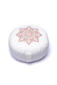 Yogi & Yogini Meditačný Vankúš –  biela mandala 1ks