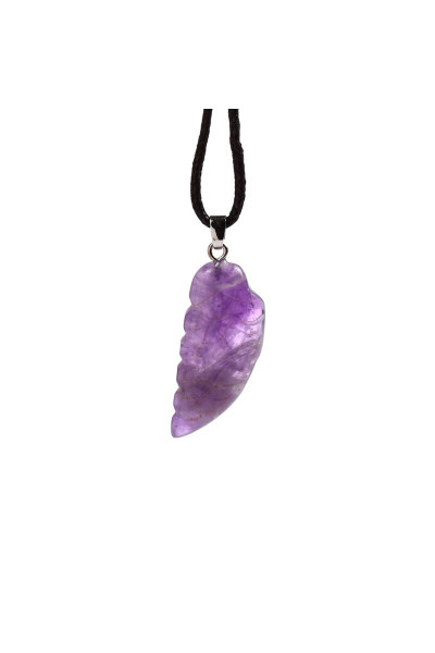 Prívesok - Liečivý kameň - Anjel - krídlo 1ks Typ: Amethyst