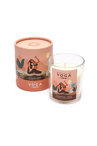 Moonshine Yoga Sviečka zo sójového vosku Celestial Sage 120g