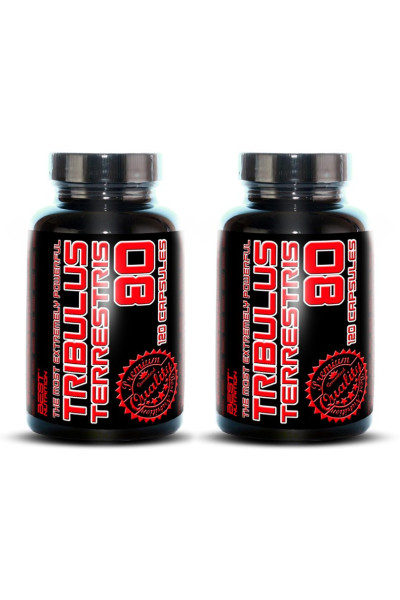 Best Nutrition 1+1 Zadarmo: Tribulus Terrestris 80%, 120 kapsúl