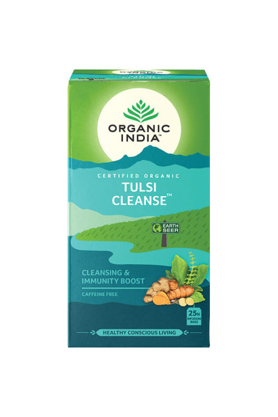 Organic India Tulsi Cleanse, porciovaný čaj, 25 vreciek