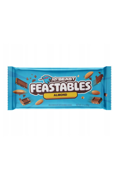 Feastables MrBeast Almond mliečna čokoláda s kúskami mandlí 60 g