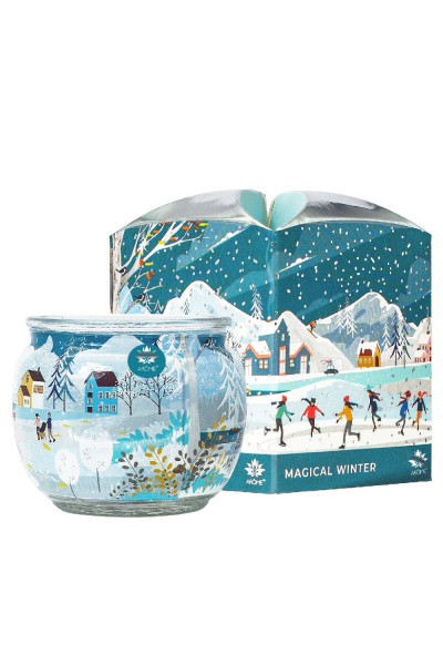 ARÔME Sviečka v skle a flower boxe, Magical Winter 90g