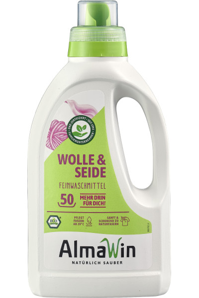 Almawin Tekutý prací prostriedok jemný WOOL and SILK (VLNA a HODVÁB) 750 ml