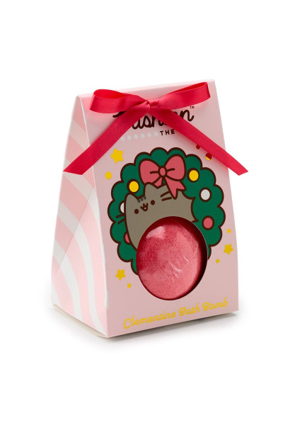 Pusheen Šumivá Kúpeľová bomba v darčekovom balení mačka klementínka 160g
