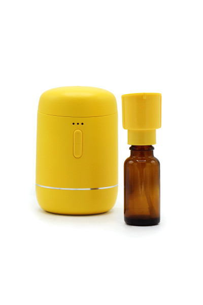 AWM Suchý Aromaterapeutický Difuzér - Nebulizér - USB-C - Žltý + darček 1ks