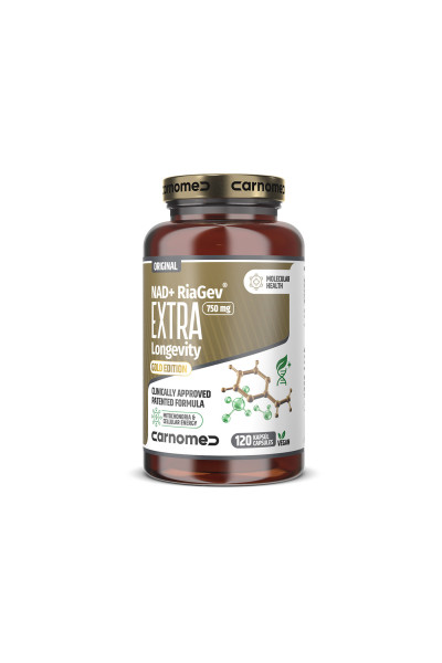 Carnomed NAD+ RiaGev® EXTRA Longevity 120 cps