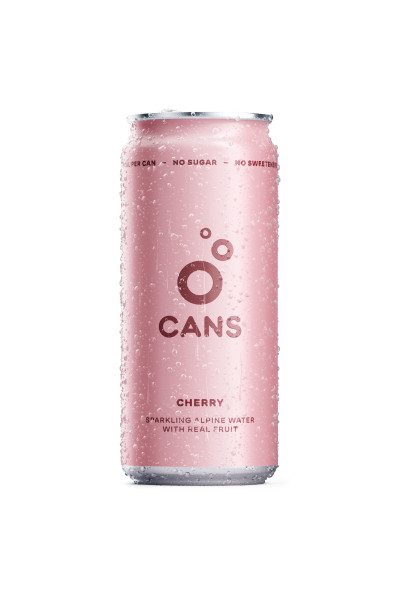 CANS Sýtená voda s príchuťou višne a čerešne 330 ml