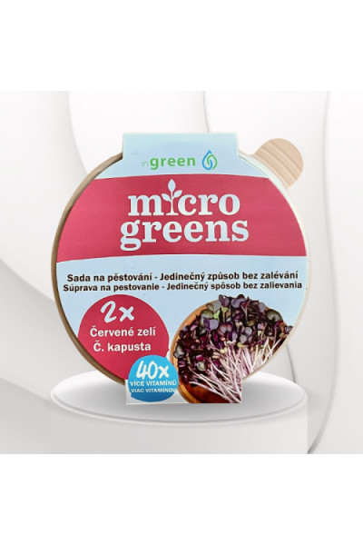 ingreen Pestovateľský set bez zalievania - Červená kapusta 1ks