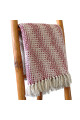 AWM Boho Pohodlný Prehoz - 125 x 150 cm - Rubínová Dvojfarebná 1ks