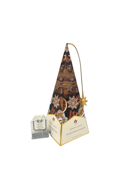 ARÔME Čaj v pyramíde, čierny s pomarančom a zázvorom, Perníčky, 20ks
