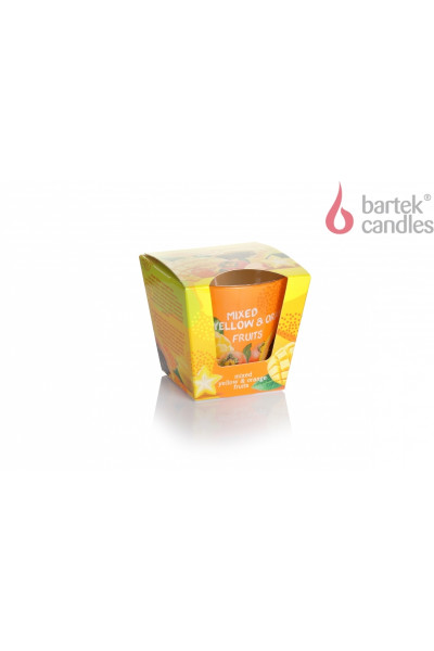 BARTEK vonná sviečka Yellow & Orange fruits 115 g