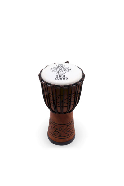 AWM Stredný Profesionálny Djembe Bubon – Nízky Tón – Stredný 40 cm (18 cm priemer) 1ks