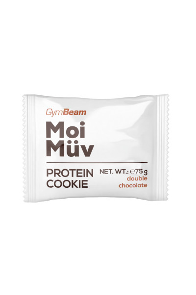 GymBeam MoiMüv Protein Cookie dvojitá čokoláda 75g