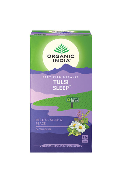 Organic India Tulsi Sleep, porciovaný čaj, 25 vreciek