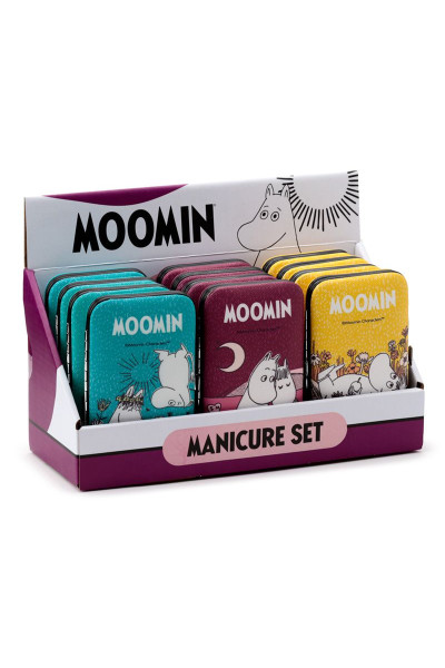 Moomin Manikúra - sada nástrojov 1ks Farba: Bordová