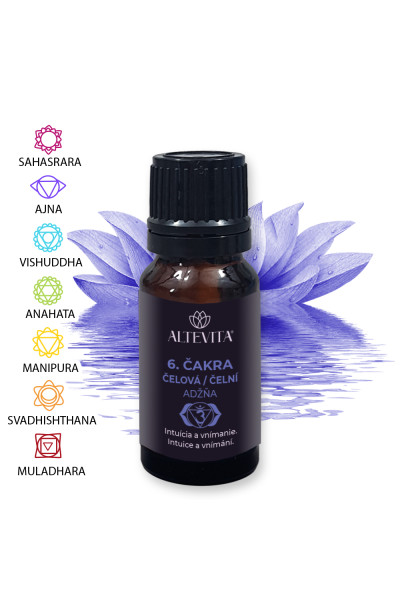 Altevita zmes esenciálnych olejov 6. Čelová čakra (Adžňa) 10ml